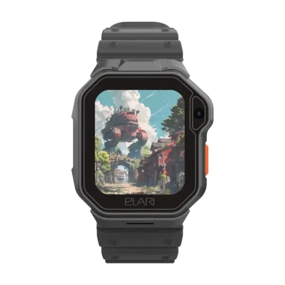 ДЕТСКИЕ ЧАСЫ ELARI KIDPHONE TECHNO 4G, 44ММ, ЧЁРНЫЙ