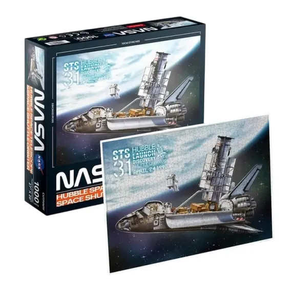 ПАЗЛ CUBICFUN "ХАББЛ - КОСМИЧЕСКИЙ ТЕЛЕСКОП И ОРБИТАЛЬНЫЙ КОСМИЧЕСКИЙ ШАТТЛ", 10+