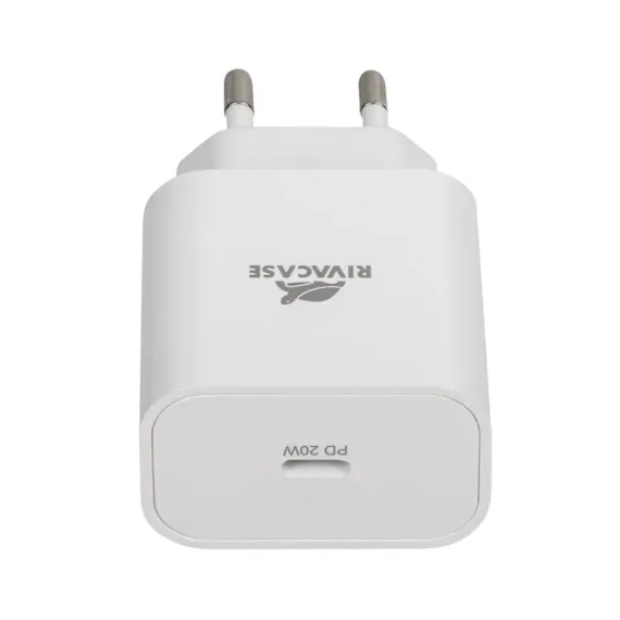 ЗАРЯДНОЕ УСТРОЙСТВО RIVACASE PS4101 W00, 20ВТ, БЕЛЫЙ