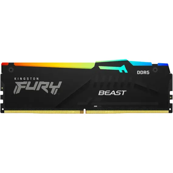 ОПЕРАТИВНАЯ ПАМЯТЬ KINGSTON FURY BEAST RGB, DDR5 SDRAM, 6000 МГЦ, 16ГБ, KF560C30BBEAK2-16