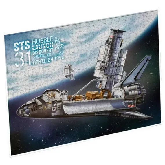 ПАЗЛ CUBICFUN "ХАББЛ - КОСМИЧЕСКИЙ ТЕЛЕСКОП И ОРБИТАЛЬНЫЙ КОСМИЧЕСКИЙ ШАТТЛ", 10+