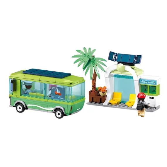 КОНСТРУКТОР SLUBAN "НОВЫЙ ЭЛЕКТРОБУС" B1261, 6+