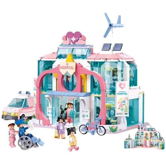 КОНСТРУКТОР SLUBAN "ГОСПИТАЛЬ" B1216, 6+