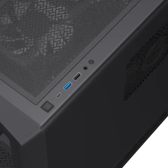 КОМПЬЮТЕРНЫЙ КОРПУС GAMEMAX VISTA COC AB, MIDI-TOWER, БЕЗ БЛОКА ПИТАНИЯ, ЧЁРНЫЙ