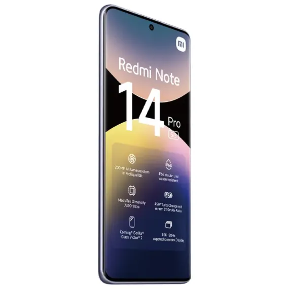 СМАРТФОН XIAOMI REDMI NOTE 14 PRO 5G, 8ГБ/256ГБ, LAVENDER PURPLE