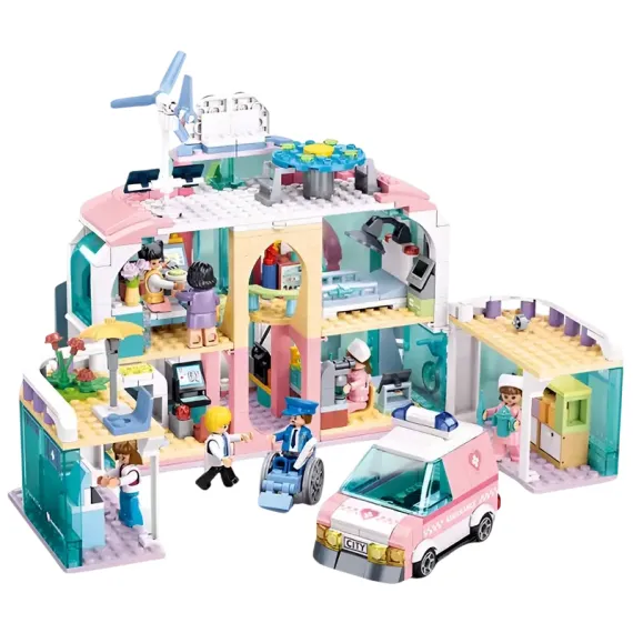 КОНСТРУКТОР SLUBAN "ГОСПИТАЛЬ" B1216, 6+