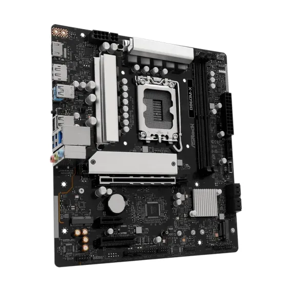 МАТЕРИНСКАЯ ПЛАТА ASROCK B860M-X, LGA1851, INTEL B860, MICRO-ATX