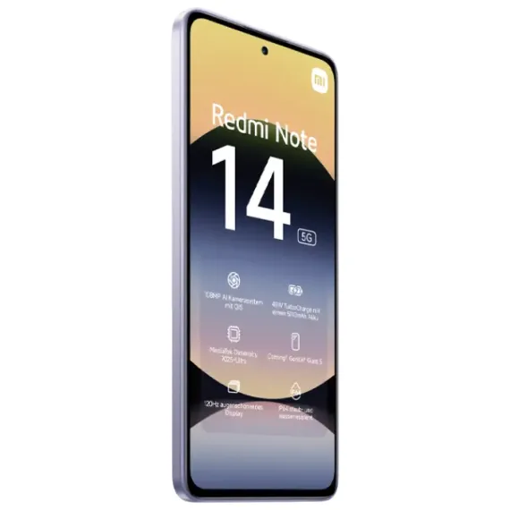 СМАРТФОН XIAOMI REDMI NOTE 14 5G, 6ГБ/128ГБ, LAVENDER PURPLE