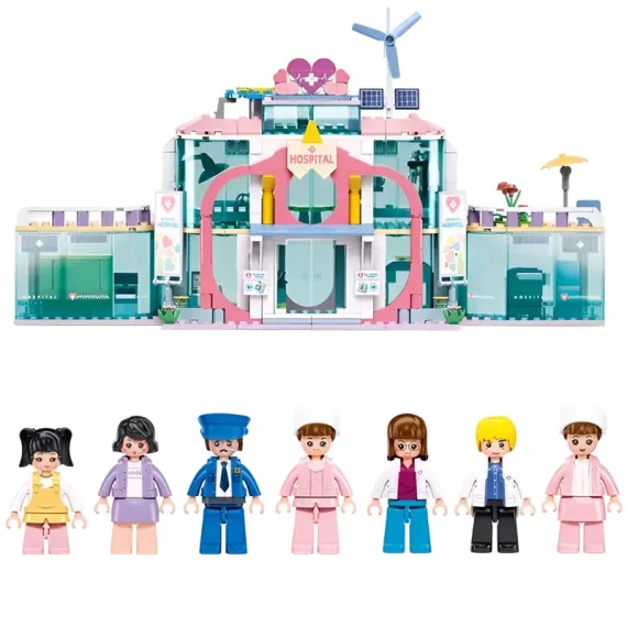 КОНСТРУКТОР SLUBAN "ГОСПИТАЛЬ" B1216, 6+