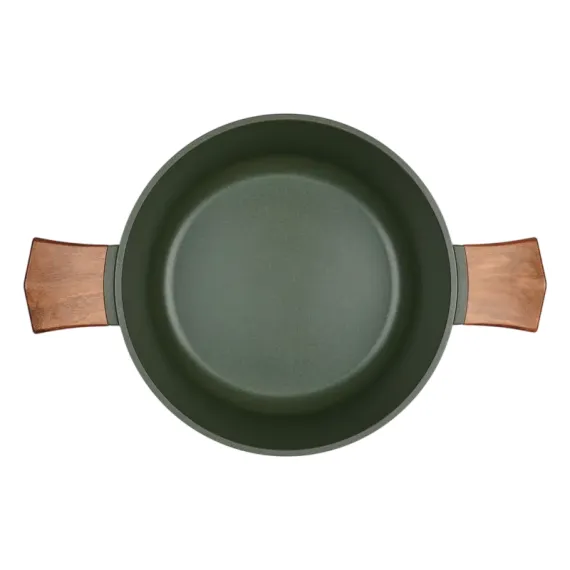 КАСТРЮЛЯ RESTO 93703, 4.6Л, 24СМ, ЗЕЛЁНЫЙ