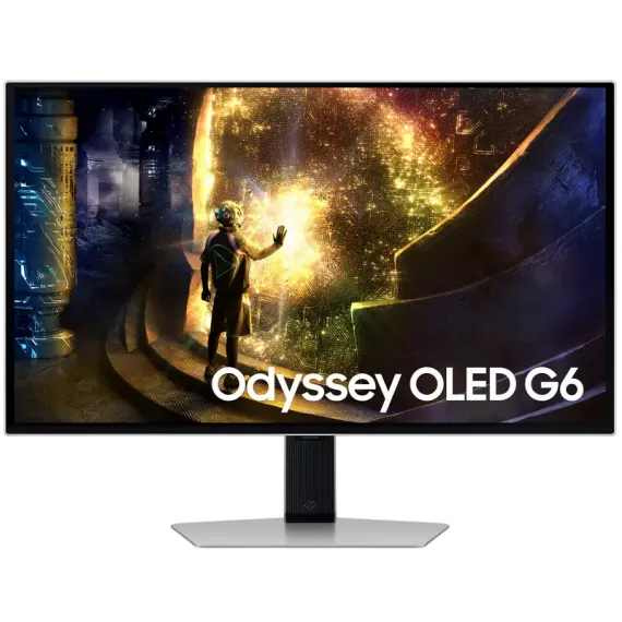 27" ИГРОВОЙ МОНИТОР SAMSUNG S27DG612, OLED 2560X1440 WQHD, СЕРЕБРИСТЫЙ | ЧЕРНЫЙ