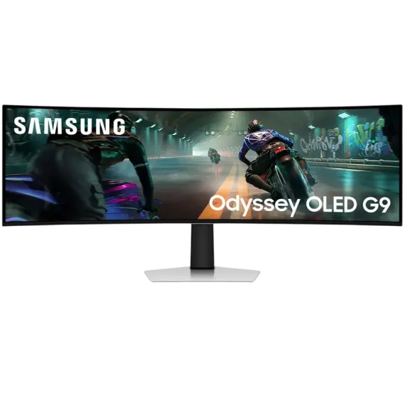 49" ИГРОВОЙ МОНИТОР SAMSUNG S49DG910, OLED 5120X1440 DUAL QHD, СЕРЕБРИСТЫЙ | ЧЕРНЫЙ
