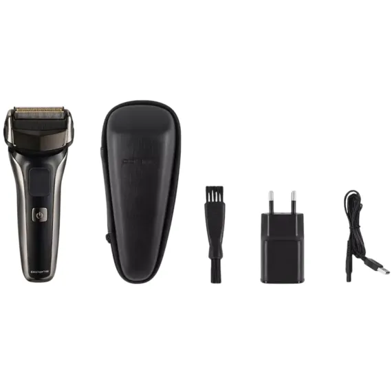 ЭЛЕКТРОБРИТВА МУЖСКАЯ POLARIS PMF1013RC, НЕРЖАВЕЮЩАЯ СТАЛЬ | ЧЕРНЫЙ