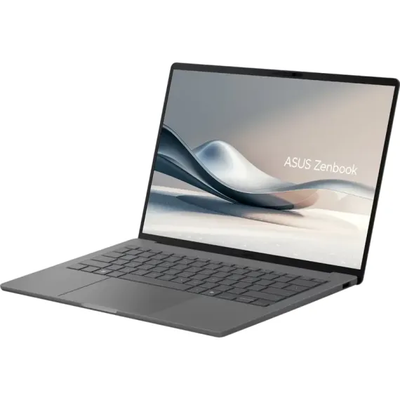 НОУТБУК 14" ASUS ZENBOOK 14 OLED UX3407RA, ICELAND GRAY, QUALCOMM SNAPDRAGON X ELITE X1E-78-100, 32ГБ/1024ГБ, WINDOWS 11 HOME