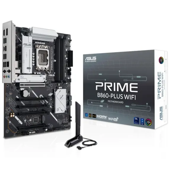 МАТЕРИНСКАЯ ПЛАТА ASUS PRIME B860-PLUS WIFI, LGA1851, INTEL B860, ATX