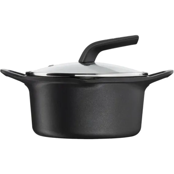 КАСТРЮЛЯ TEFAL E2494444, 2,8Л, 20СМ, ЧЁРНЫЙ
