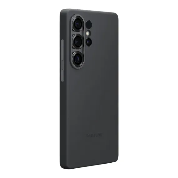 ЧЕХОЛ SAMSUNG SILICONE COVER ДЛЯ GALAXY S25 ULTRA, ЧЁРНЫЙ