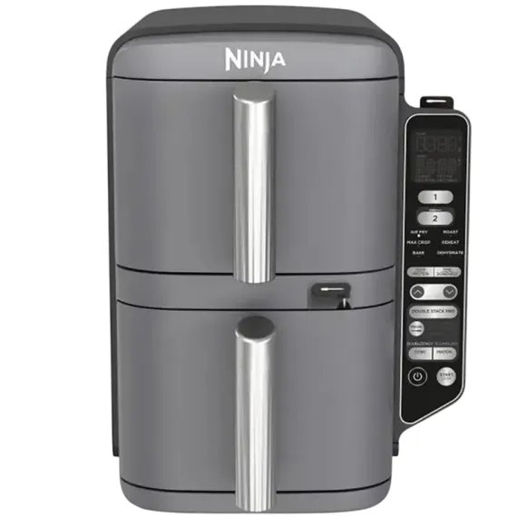 АЭРОФРИТЮРНИЦА NINJA DOUBLE STACK XL, СЕРЫЙ