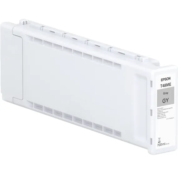 КАРТРИДЖ ЧЕРНИЛЬНЫЙ EPSON SINGLEPACK ULTRACHROME PRO 6 T48ME, 700МЛ, СЕРЫЙ