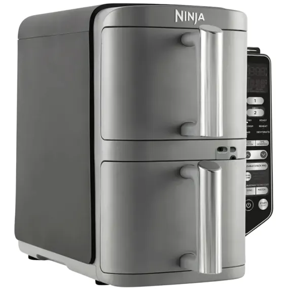 АЭРОФРИТЮРНИЦА NINJA DOUBLE STACK XL, СЕРЫЙ