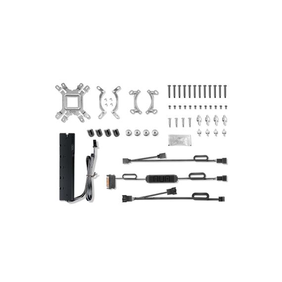 DEEPCOOL LIQUID COOLER ”GAMMAXX L360 A-RGB”, ANTI-LEAK TECHNOLOGY, SOCKET LGA2066/2011/1851/1700/1200/115X & AM5/AM4, 3X 120MM ARGB PWM FANS: 500-1800 RPM±10%, <30 DB(A), 69.34 CFM, 4-PIN PWM, PUMP: 2400 RPM, 17.8 DB(A), COOPER BASE, HYDRO BEARING, BLACK