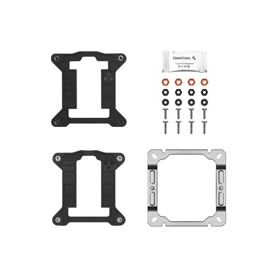 COOLER DEEPCOOL AG400 LED / UNIVERSAL / 220W / 500~2000RPM, <31.6DBA / 75.89CFM / BLACK