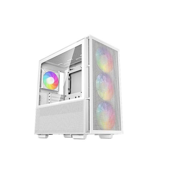CARCASA DEEPCOOL CH560 WH / W/OPSU / SIDE-WINDOW / 4X120MM ARG / ATX / WHITE