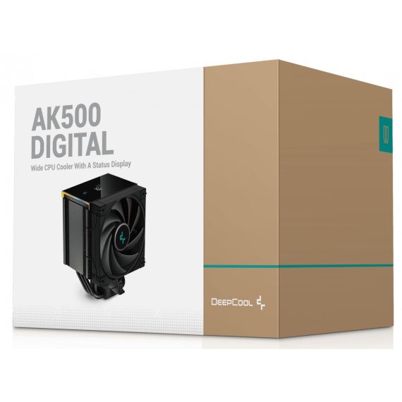 SISTEME DE RACIRE DEEPCOOL AK500 DIGITAL / UNIVERSAL / 240W / 500~1850RPM / <28 DB(A) / 68.99 CFM / BLACK