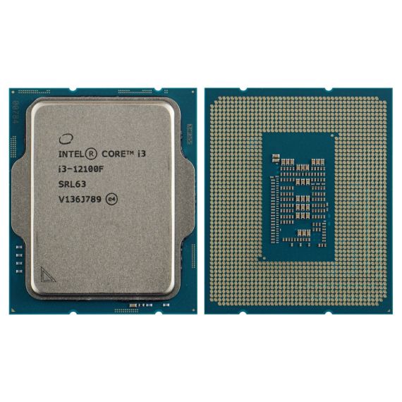 ПРОЦЕССОР INTEL CORE I3-12100F / S1700 / 4C(4P+0Е)/8T / TRAY