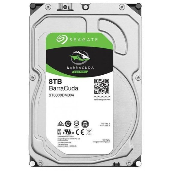 3.5” HDD  SEAGATE BARRACUDA COMPUTE (ST8000DM004 )/ 7200RPM/ 256MB/ SATAIII