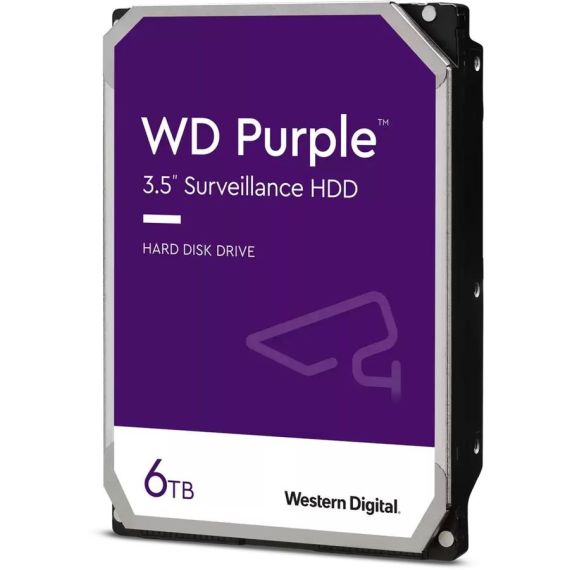 3.5” HDD WESTERN DIGITAL WD63PURZ CAVIAR PURPLE/ 6.0TB/ 5400RPM/ 256MB/ SATAIII