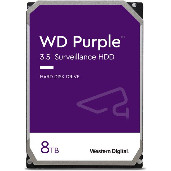 3.5” HDD WESTERN DIGITAL WD8001PURP CAVIAR PURPLE PRO/ 8.0TB/ 7200RPM/ 256MB/ SATAIII