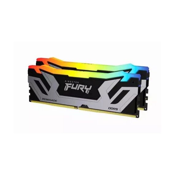 ОПЕРАТИВНАЯ ПАМЯТЬ CUDIMM DDR5-8400 48GB (KIT OF 2*24GB) KINGSTON FURY RENEGADE SILVER RGB