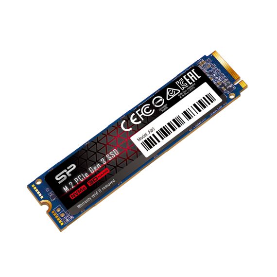 M.2 NVME SSD SILICON POWER A80/ 1.0TB/ PCIE3.0 X4 / NVME1.3/ M2 TYPE 2280