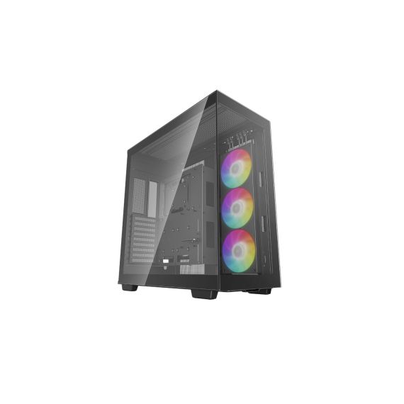 КОРПУС DEEPCOOL CH780 / W/OPSU / PANORAMIC-WINDOW / 3X140MM ARG / ATX / BLACK