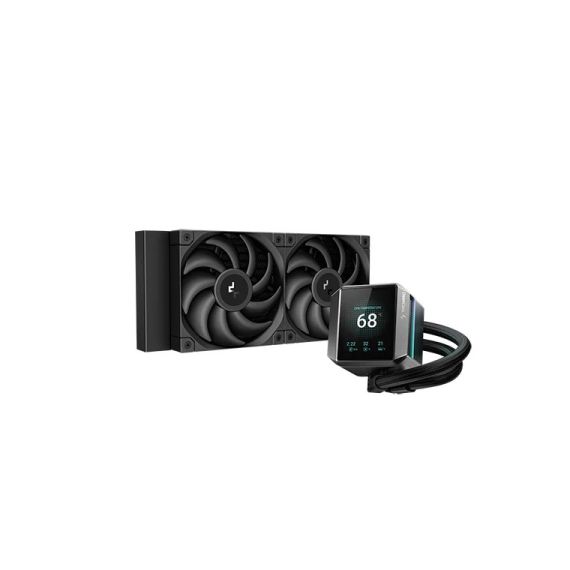ЖИДКОСТНЫЙ ОХЛАДИТЕЛЬ DEEPCOOL MYSTIQUE 240/ UNIVERSAL/ <36.49DBA/ 72.45CFM/ BLACK