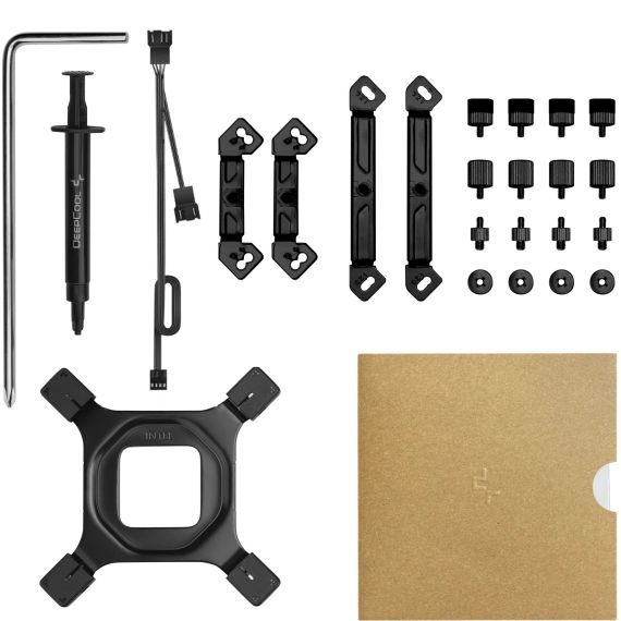 КУЛЕР DEEPCOOL AK620 DIGITAL PRO/ UNIVERSAL / 260W/ 500~1750RPM/ <25DBA/ 60.89CFM/  BLACK