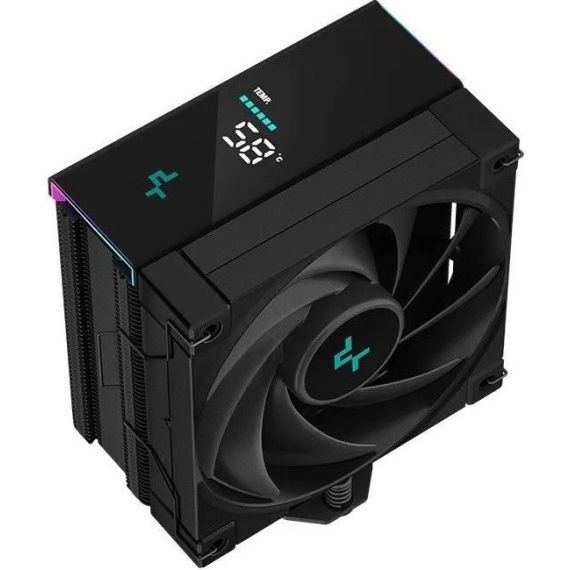 КУЛЕР DEEPCOOL AK400 DIGITAL PRO/ UNIVERSAL / 220W /500~1750RPM/ <25DBA/ 60.89 CFM/ BLACK