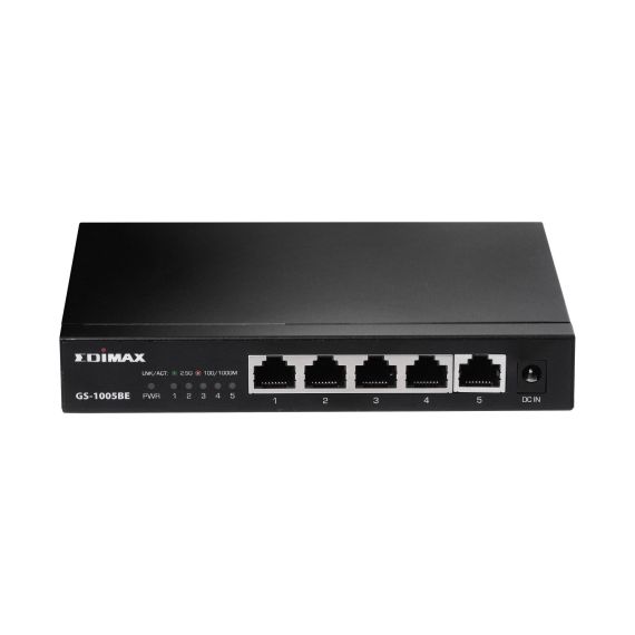КОММУТАТОР EDIMAX GS-1005BE / 5 PORT / 2.5 GIGABIT / RJ45