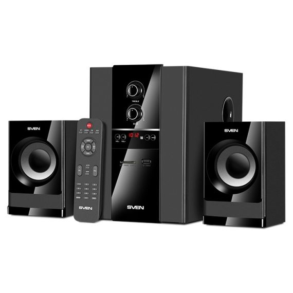 КОЛОНКИ 2.1 SVEN MS-1821 / 44W RMS / BLUETOOTH / BLACK