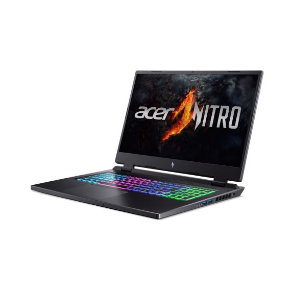 LAPTOP 17.3” ACER NITRO AN17-42 (NH.QSCEU.002)/ QHD/ 165HZ/ AMD RYZEN 7 8845HS/ 16GB/ 1TB SSD/ RTX4070/ OBSIDIAN BLACK