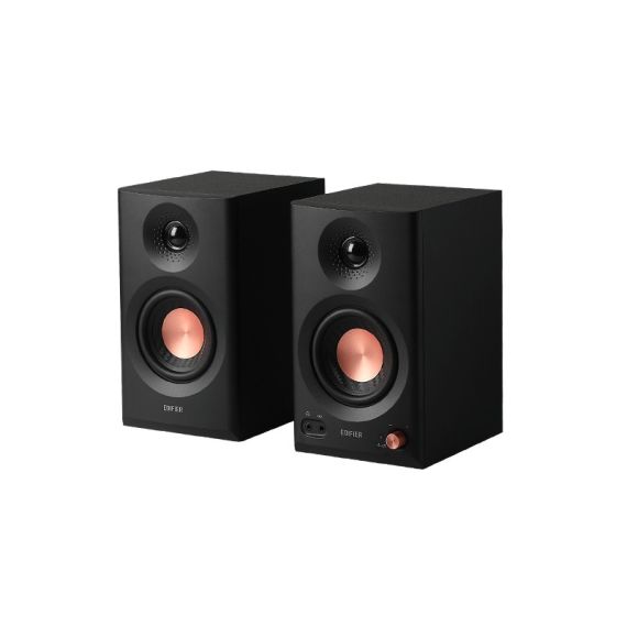 СТУДИЙНЫЕ МОНИТОРЫ EDIFIER MR3 BLACK / 36W RMS / BLUETOOTH / BALANCED TRS / AUX / WOODEN