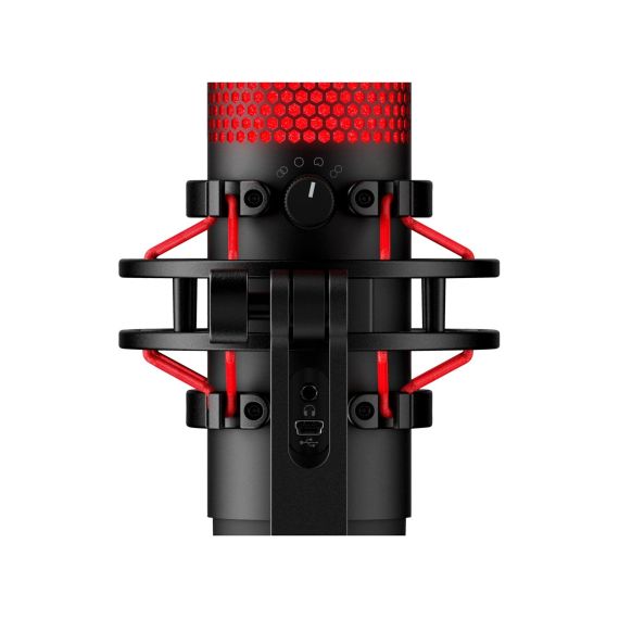 МИКРОФОН ДЛЯ СТРИМИНГА HYPERX QUADCAST 2 S, BLACK/RED, [9A273AA]