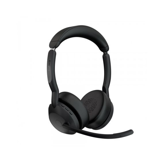 НАУШНИКИ JABRA EVOLVE2 55/ BLUETOTH 5.2 / ANC / BLACK