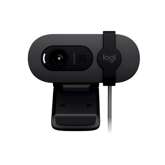 ВЕБ-КАМЕРА LOGITECH BRIO 105 / 1080P/30FPS / PRIVACY SHUTTER / MIC / USB-A / GRAPHIT