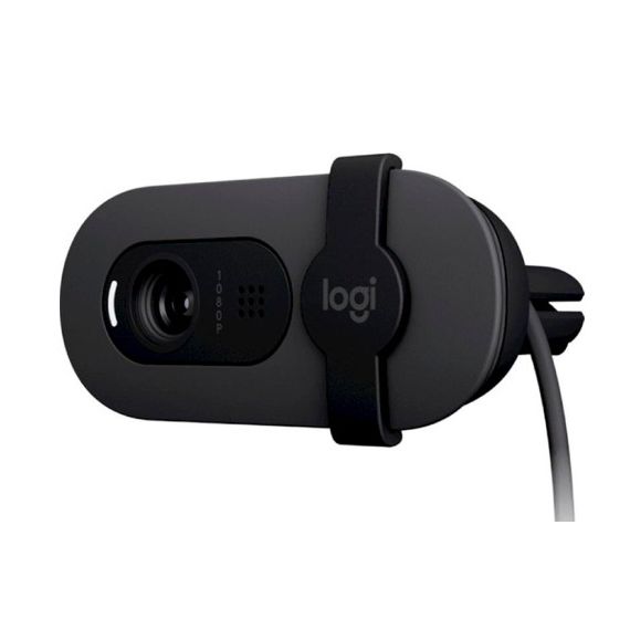 ВЕБ-КАМЕРА LOGITECH BRIO 105 / 1080P/30FPS / PRIVACY SHUTTER / MIC / USB-A / GRAPHIT