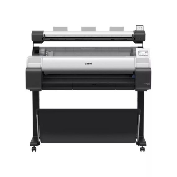 PLOTTER CANON IMAGE PROGRAF TM-340 (6248C003), 36”/A0+/914MM, LAN, 2400X1200 DPI_4PL, 2GB, A0 IN 42 SEC. PRINT HEAD PF-06, 5 TANK:PFI-030MBK (55ML):MBK/C/M/Y/ВK/, MAINTENANCE CART MC-31, STAND, ONE ROLL, FRONT-LOADING, FRONT OUTPUT.