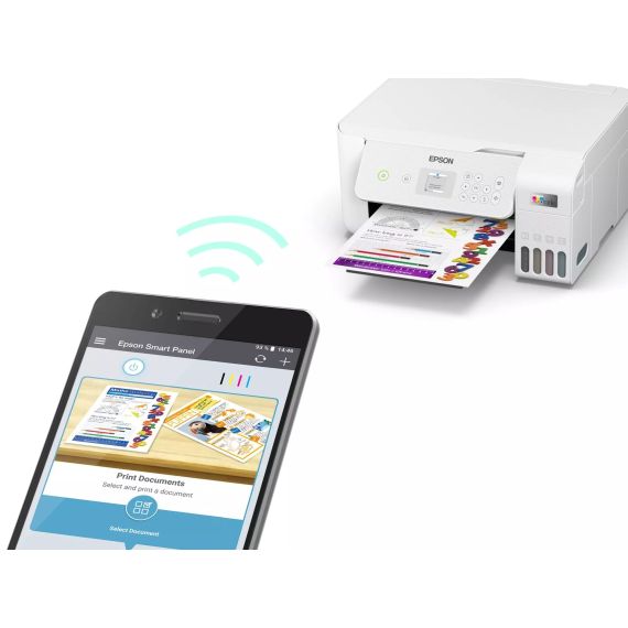 МФУ С CISS EPSON ECOTANK L3266 / A4 / WI-FI / WHITE