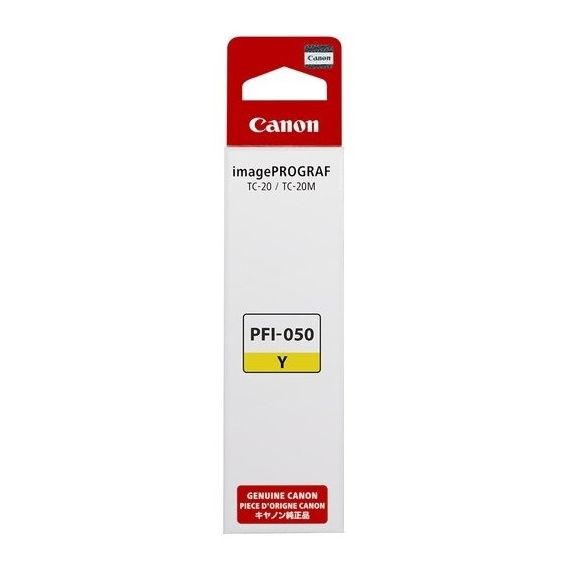 INK BOTTLE CANON PFI-050Y, YELLOW (5701C001), 70ML FOR CANON TC-20/20M
