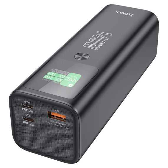 ПОРТАТИВНЫЙ АККУМУЛЯТОР HOCO Q17 ELECTRIC/ 140W / 25000MAH / BLACK